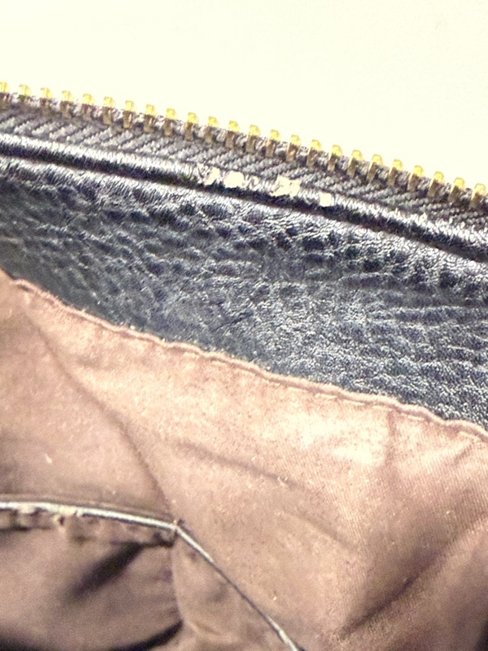 Tory Burch Black Pebbled Leather Crossbody Gold Logo - Picture 12 of 13